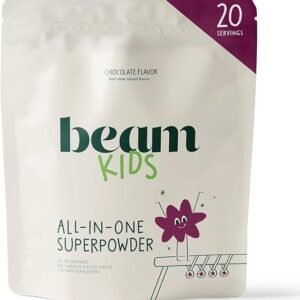 Beam Kids All in One Superfood Powder, Nutritional Shake, Organic Greens, Probiotics, Vitamins, Immune Support, Gut Health, Superfood Drink, Daily Nutrition for Children, No Artificial Sweeteners