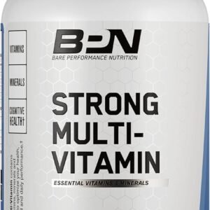 BARE PERFORMANCE NUTRITION, BPN Strong Multi-Vitamin, Foundational Health, Improved Mood and Sleep, Adaptogens, Improved Cognitive Health
