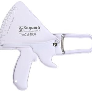 Sequoia Fitness TrimCal 4000 Body Fat Caliper (White) [Health and Beauty] with Fat % Chart