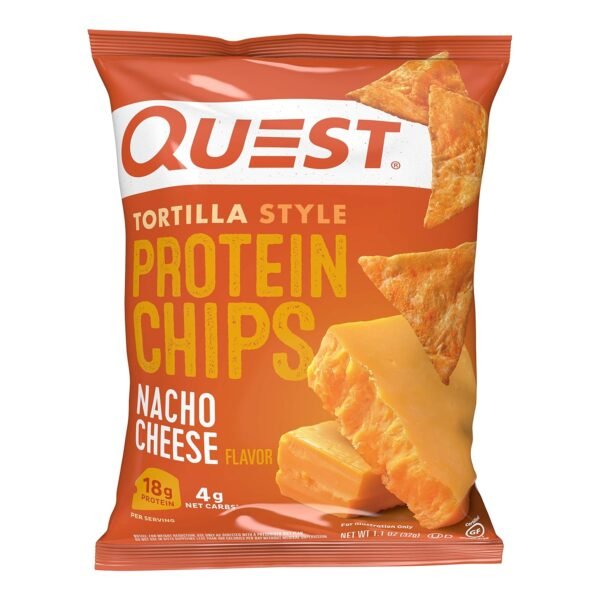 Quest Nutrition Tortilla Style Protein Chips Variety Pack, Chili Lime, Nacho Cheese, Loaded Taco, Low Carb, High Protein, Gluten Free, 1.1 oz (Pack of 12) - Image 7