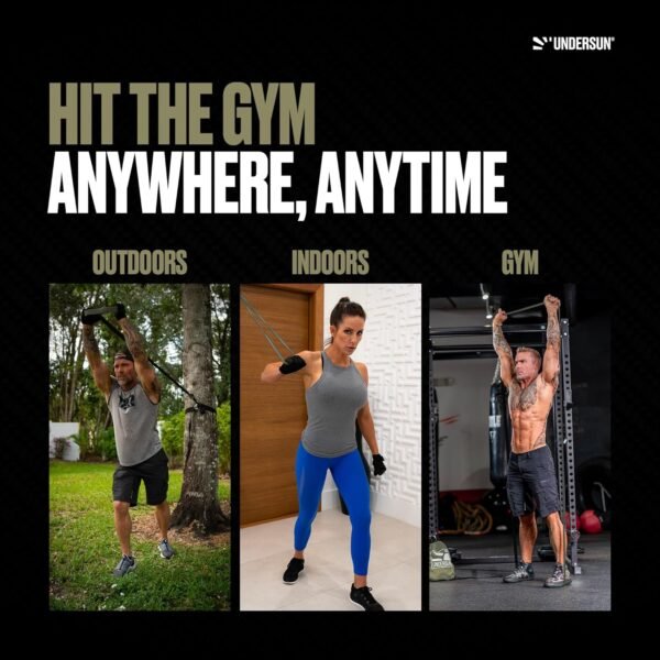 Undersun Resistance Bands for Working Out | Heavy Resistance Bands for Strength Training & Pull Up Assistance | Indoor/Outdoor, Gym, Home Exercise Bands Resistance - Image 3