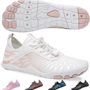 Hike Barefoot Shoes for Women Men, Breathable Non-Slip Athletic Footwear, Wide Toe Water Shoes for Hiking, Non-Slip Neuropathy Shoes for Women Men, Grounded Comfort wear