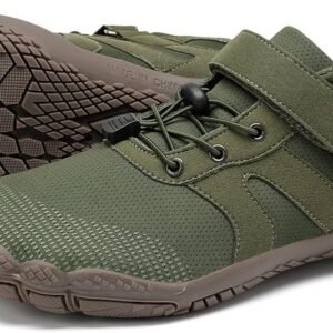 Grand Attack Barefoot Shoes Men Wide Toe Box Zero Drop Men's Trail Running Cross-Trainer Wrestling Boxing Weightlifting Walking Shoes